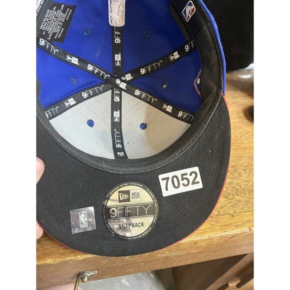 Detroit Pistons New Era‎ 9Fifty SnapBack Adjustable Hat Blue - Picture 6 of 6